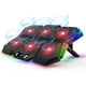 thumbnail image 1 of Almohadilla de enfriamiento para computadora portátil RGB, enfriador de computadora portátil para juegos con pantalla LED con 6 ventiladores ajustables de alta velocidad, compatible con computadora p Namotu CZDZ-HY89, 1 of 6