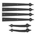 thumbnail image 6 of Qukaim Garage Door Hinge Handle Carbon Steel Garage Door Handle Decorative Hinge Handle for Door Shed Garage Cabinet, 6 of 8