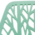 thumbnail image 5 of LeisureMod Modern Asbury Dining Chair with Chromed Legs - Set of 4-Color:Mint, 5 of 8