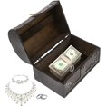 thumbnail image 4 of GFDYREE 2pcs Storage Box Jewelry Boxes Decor Wood Container Dragon Retro Jewelry Case Props Wooden, 4 of 7