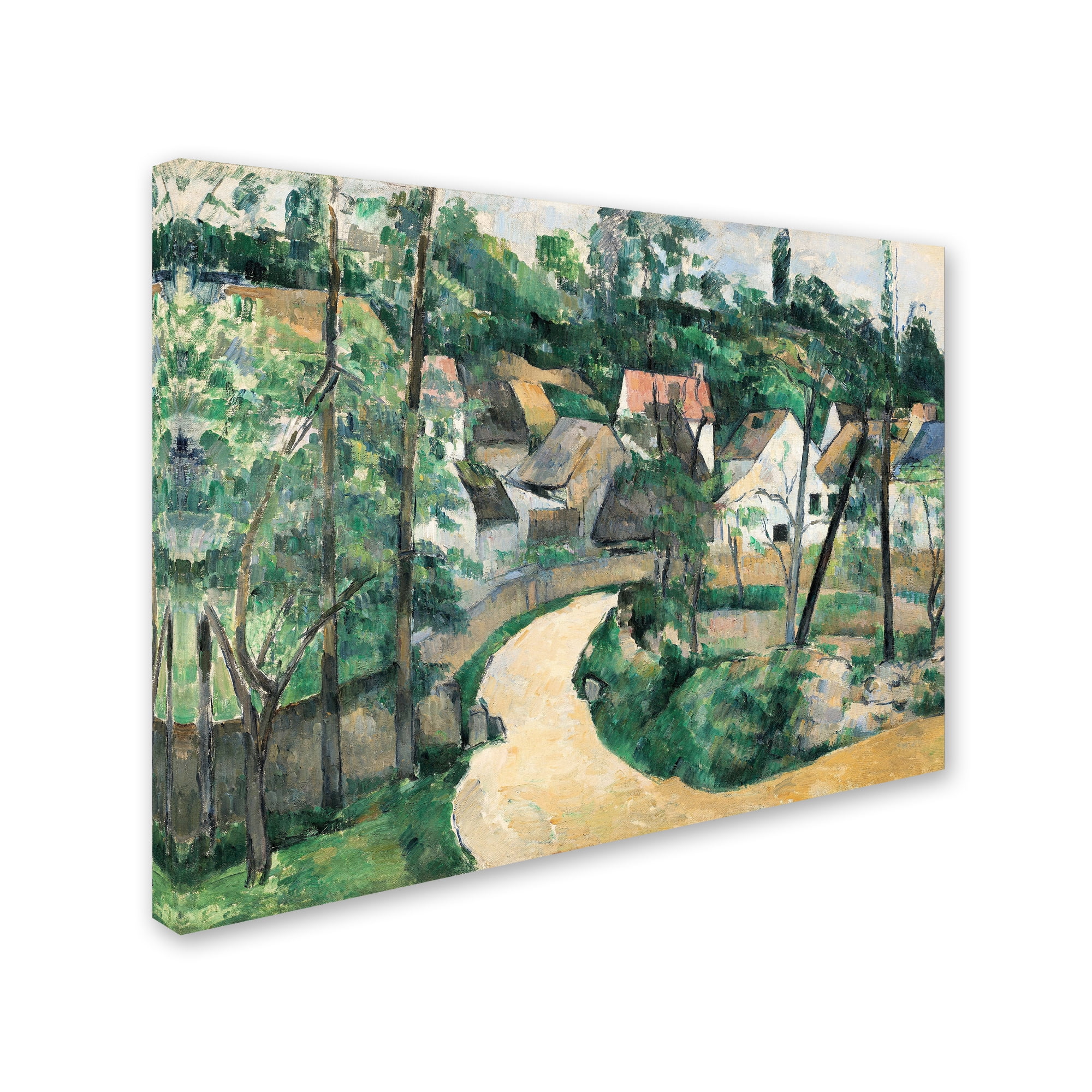 Trademark Fine Art 'Turn In The Road' Canvas Art by Cezanne