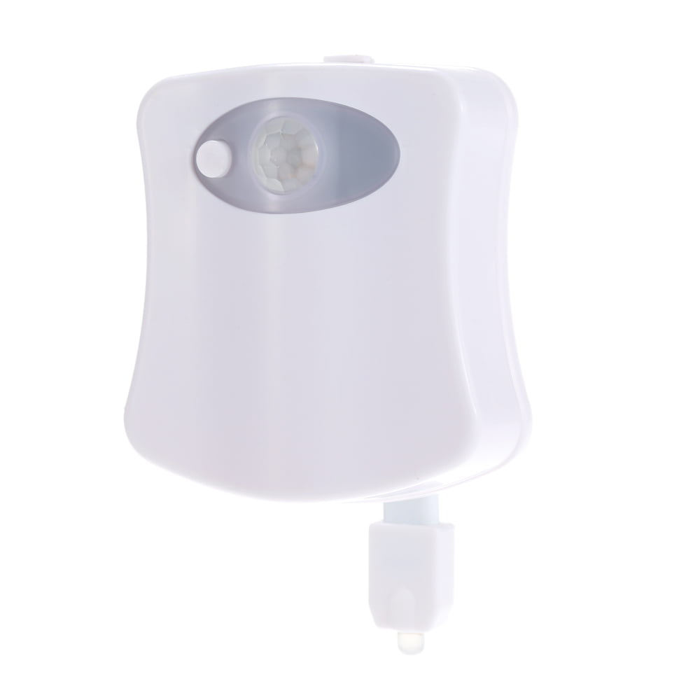 16 Color Lamp LED Bathroom Toilet Night Sensor Lights Motion Activated Light 