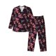 thumbnail image 1 of Balery Humming Bird And Tropical Pijama para Hombre de Dos Piezas con Manga Larga, Conjunto de Dormir y Descanso Suave con Bolsillos-Small, 1 of 7