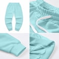 thumbnail image 5 of Domuza Mens Sweatpants Baggy Essentials Plain Drawstring Elastic Waist Joggers Athletic Pants with Pockets Travel Outdoor, 5 of 7