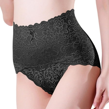 

Seamless Waist Lace Women Panties Size Underwear High Lingerie Breech Underpants Female Panties Briefs Lift Plus