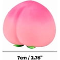 thumbnail image 4 of Peach Squishy Slow Rising Stress Relief Toy, Soft Squishy Fruit Fidget Toy for Kids Adults, 4 of 8