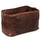 thumbnail image 2 of Neceser de piel HLC para hombre, piel auténtica, color marrón, 2 of 6