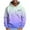 A-Purple, variant on Hoodies Men Long Sleeve Fleece Pullover Soft Casual Pullover Hooded Sweatshirt Gradient Hoody Lightweight Coat Patchwork Tops for Casual Wear & Workout Loose Cotton Top