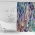 thumbnail image 2 of Colorful Marble Shower Curtain Set ，Waterproof Fabric Shower Curtains Abstract Geometric Contemporary Art Shower Curtains for Bathroom,Bathroom Decor 60"x72", 2 of 6
