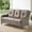 Gray, variant on PARKWELL Outdoor 3 Seats Sofa - Rattan Wicker Patio Couch with Cushions - Steel Frame - Brown Wicker, Beige Cushions