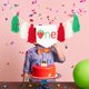 thumbnail image 5 of Decoración de trona para cumpleaños: Decoración de trona para un cumpleaños - Banner colgante de pared con temática de fresa - Artículos para fiestas infantiles en interiores y exteriores, 5 of 7