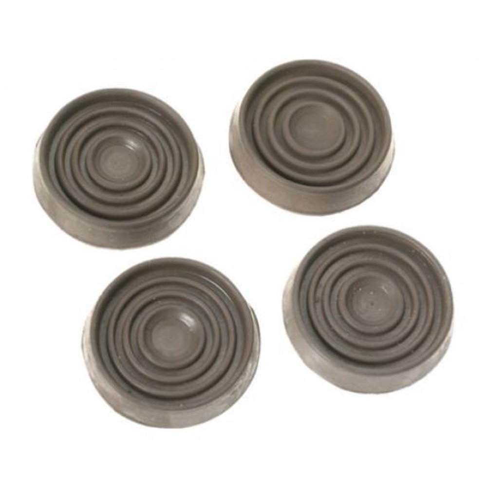 Shepherd Hardware 9075 11/2Inch Round Rubber Furniture Cups, 4Pack