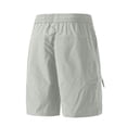 thumbnail image 4 of Women's Hiking Cargo Shorts Lightweight Bermuda Shorts with Multi Pockets for Travel Athletic Golf Casual Light Gray L, 4 of 7