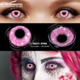 thumbnail image 3 of EYESHARE-lentes de contacto para ojos, lentillas suaves de Color amarillo y azul para Cosplay, maquillaje de Halloween, 2 piezas, nuevo, 3 of 4
