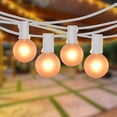 thumbnail image 1 of Cadena de luces GOOTHY G40 de 7,6 m, 27 bombillas, color blanco cálido, 1 of 8