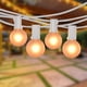 thumbnail image 1 of Cadena de luces GOOTHY G40 de 7,6 m, 27 bombillas, color blanco cálido, 1 of 8
