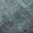 thumbnail image 2 of HomeRoots 665298 5 x 8 ft. Teal Ivory & Purple Abstract Washable Machine Made Rectangle Area Rug with UV Protection, 2 of 7