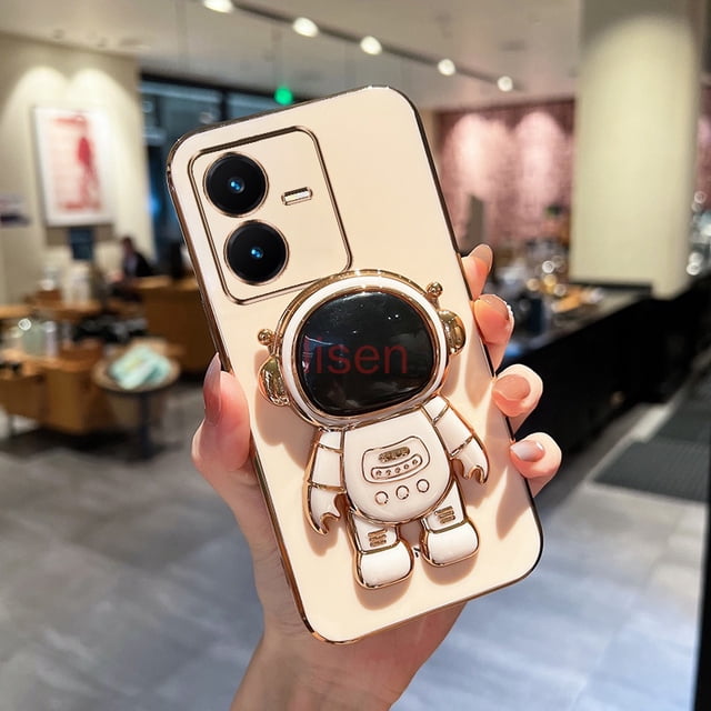 Funda Vivo Y22S/Y35/Y15S/Y01/Y20/Y11S Astronauta Stand Phone Case YHY
