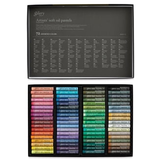 Mungyo Artists' Soft Oil Pastels, 120 Color Set, Wooden Box
