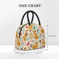 thumbnail image 2 of Fotbe Whimsical Fox Floral Garden Bolsa de Almuerzo con Estampado, Lonchera Aislada, Contenedor de Comida Reutilizable Tipo Cooler a Prueba de Fugas, 2 of 6