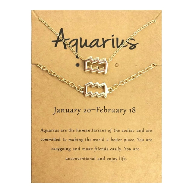 Dvkptbk Collier Douze Constellations Ensemble Collier Bracelet Carte Constellation Bijoux