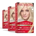 thumbnail image 1 of Tinte para el cabello Revlon ColorSilk 05, rubio ceniza ultraligero (paquete de 3), 1 of 9