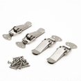 thumbnail image 1 of Spring Loaded Toggle Latch with Screws, Catch Hasp Clamp Clip Lock, 8 Pack, for Cabinet, Wooden Case, Box, Chest, Sliver, 1 of 5