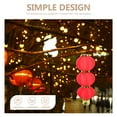 thumbnail image 3 of Chinese Wish Lanterns Lunar New Year Hanging Decor Party Red, 3 of 6