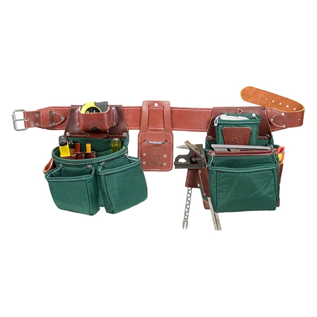 Cinturón para herramientas Occidental Leather OxyLights Framer XXL Green USA