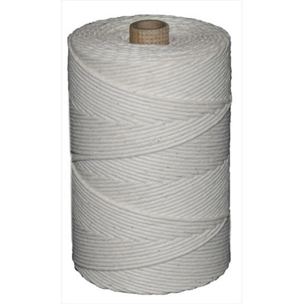 T.W. Evans Cordage 09-452 Number 4.5 Polished Beef Cotton Twine with 2  Pound Tube with 950 ft. 