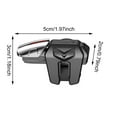 thumbnail image 3 of Klonfd Mobile Phone Game Triggers 2Pcs Game Controllers For Smartphones Plug And Play Sensitive Gamin Triggers Compact Mobile Controller For Shoting Racing Games, 3 of 6