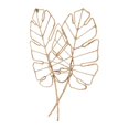 thumbnail image 3 of Aria Contemporary Boho Leaf Metal Wall Art, 3 of 6
