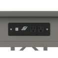 thumbnail image 5 of AFI Lexi Desk with Drawer and Charging Station, Grey, 5 of 7