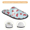 thumbnail image 3 of Fotbe Watermelon Pantuflas Peludas para Mujer con Estampado, Zapatillas de Peluche, Zapatos de Invierno para Casa, Uso Interior y Exterior-Large, 3 of 8