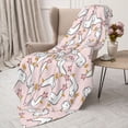 thumbnail image 3 of Rateoe Goose Queen Pattern Flannel Throw Blanket, Ultra-soft Blanket for Bed, Couch, Car, Hypoallergenic Anti-pilling blanket-40"x30"(Vertical), 3 of 6
