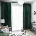 thumbnail image 4 of Velvet Curtains for Living Room Blackout Luxury Decor Bedroom Hall Drapes Green Sheer Window Fabric Blinds Tend Interior Thermal, 4 of 5