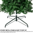 thumbnail image 4 of Gustave 6ft Artificial Christmas Tree Premium Green Spruce Hinged Christmas Tree Holiday PVC Full Xmas Tree, 650 Branch Tips & Metal Foldable Stand for Home Office Party Decoration, 4 of 9