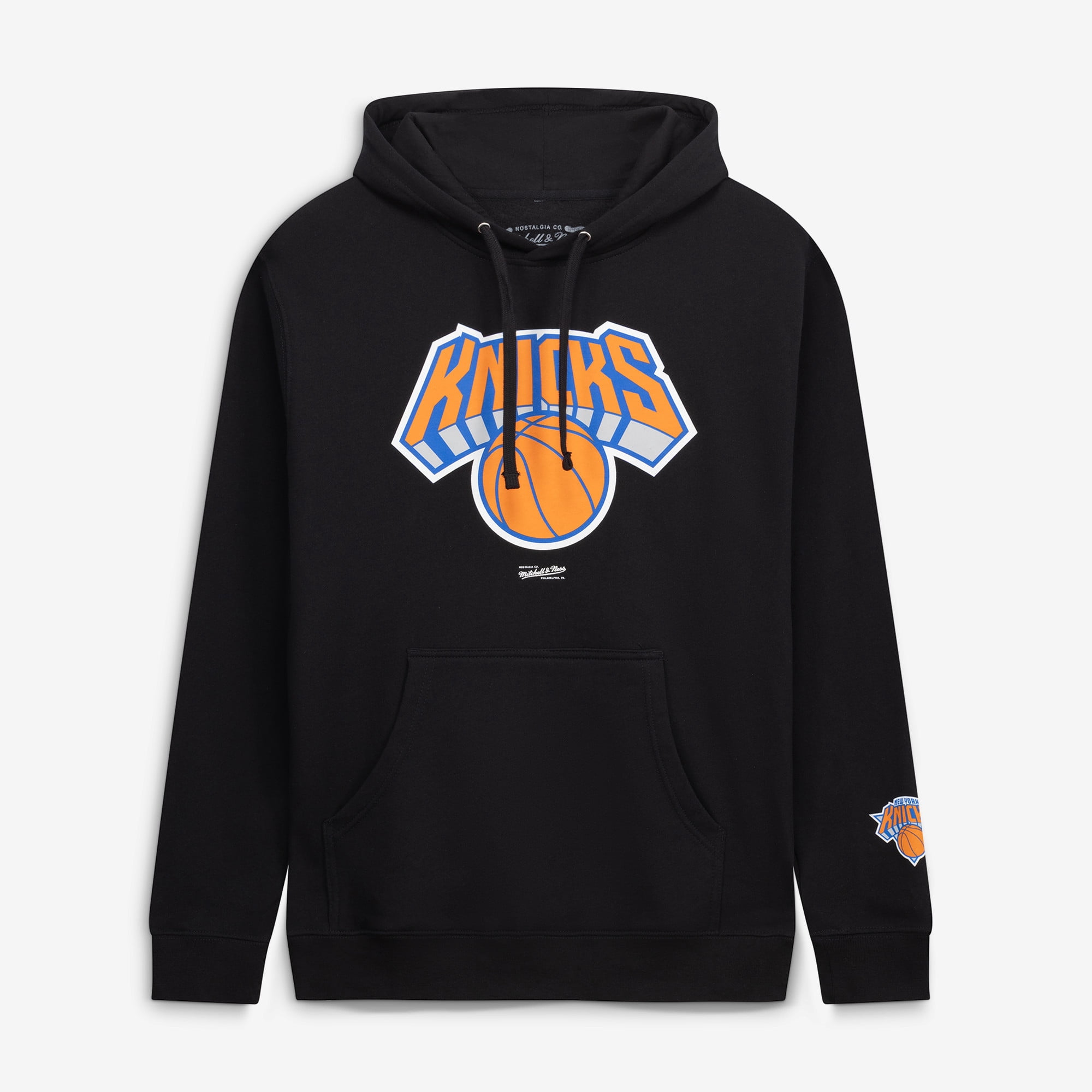 Men's Mitchell & Ness Black New York Knicks Fleece Hoodie