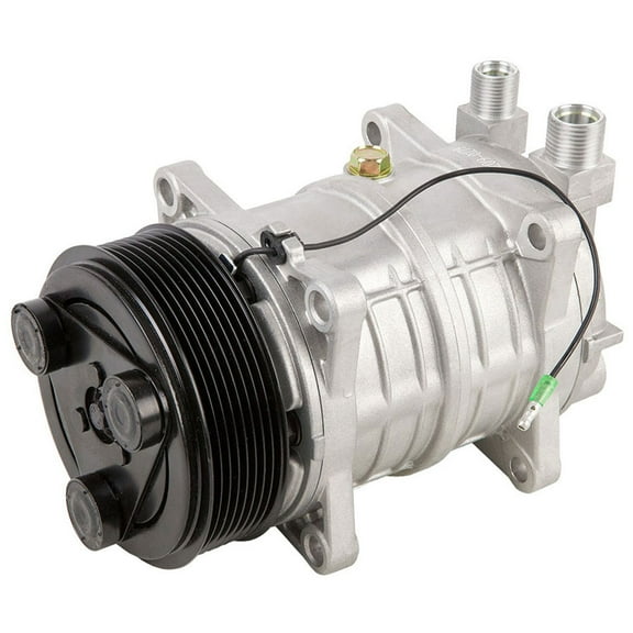 AC Compressor & 123mm 8-groove A/C Clutch Replaces Diesel Kiki TM-15 HD 488-45121 12v Tama Seltec Zexel Valeo - BuyAutoParts