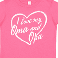 thumbnail image 4 of Inktastic I Love My Oma and Opa in White Chalk Heart Boys or Girls Toddler T-Shirt, 4 of 5