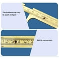thumbnail image 5 of Mini Brass Scale 80/100Mm Sliding Gauge Vernier Caliper Ruler Measuring Tool 80Mm, 5 of 8