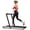 Black, variant on ASUNA Space Saving Treadmill, Motorized with Speakers for AUX Audio Connection