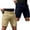 Beige, variant on 2 Pack Mens Cargo Shorts Casual Elastic Waist Twill Work Shorts Vintage Classic Relaxed Fit Hiking Tactical Short Pants with Multi Pockets Complexion 3XL