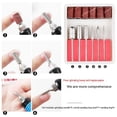 thumbnail image 3 of Taladro de uñas eléctrico portátil, kit de lima de uñas profesional eléctrico compacto para manicura acrílica, forma de pulido de pedicura, 3 of 5