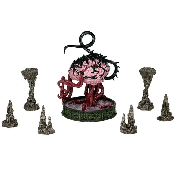 D&D Icons of the Realms: Volo & Mordenkainen’s Foes Premium Set - Elder Brain & Stalagmites - Prepainted Miniatures, RPG Dungeons & Dragons