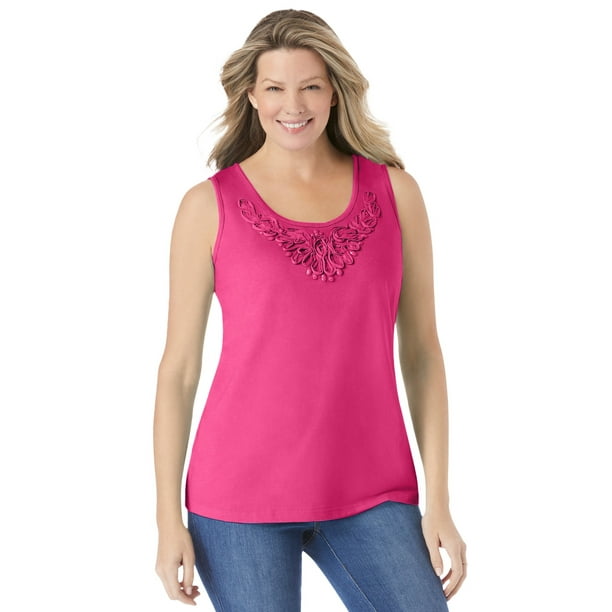 Woman Within Plus Size Beaded -