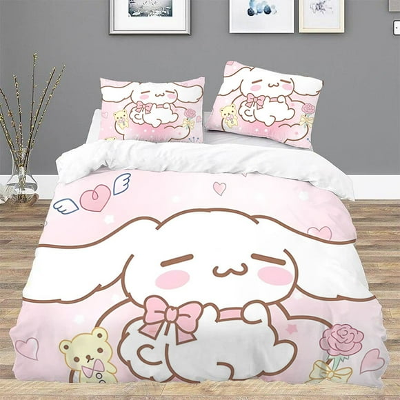 CinnamorollS Comforter Sets Twin Size Bedding Set Duvet Cover Set Bed Linen Sets Queen Double Sheets Home Textile GardenBed Sheets