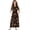 Brown Dachshund Music, variant on Cartoon Koala Print Girls Maxi Summer Dress with Pocket Short Sleeve Spring Boho Long Sundress Casual School for Kids, Size 9-10 Years