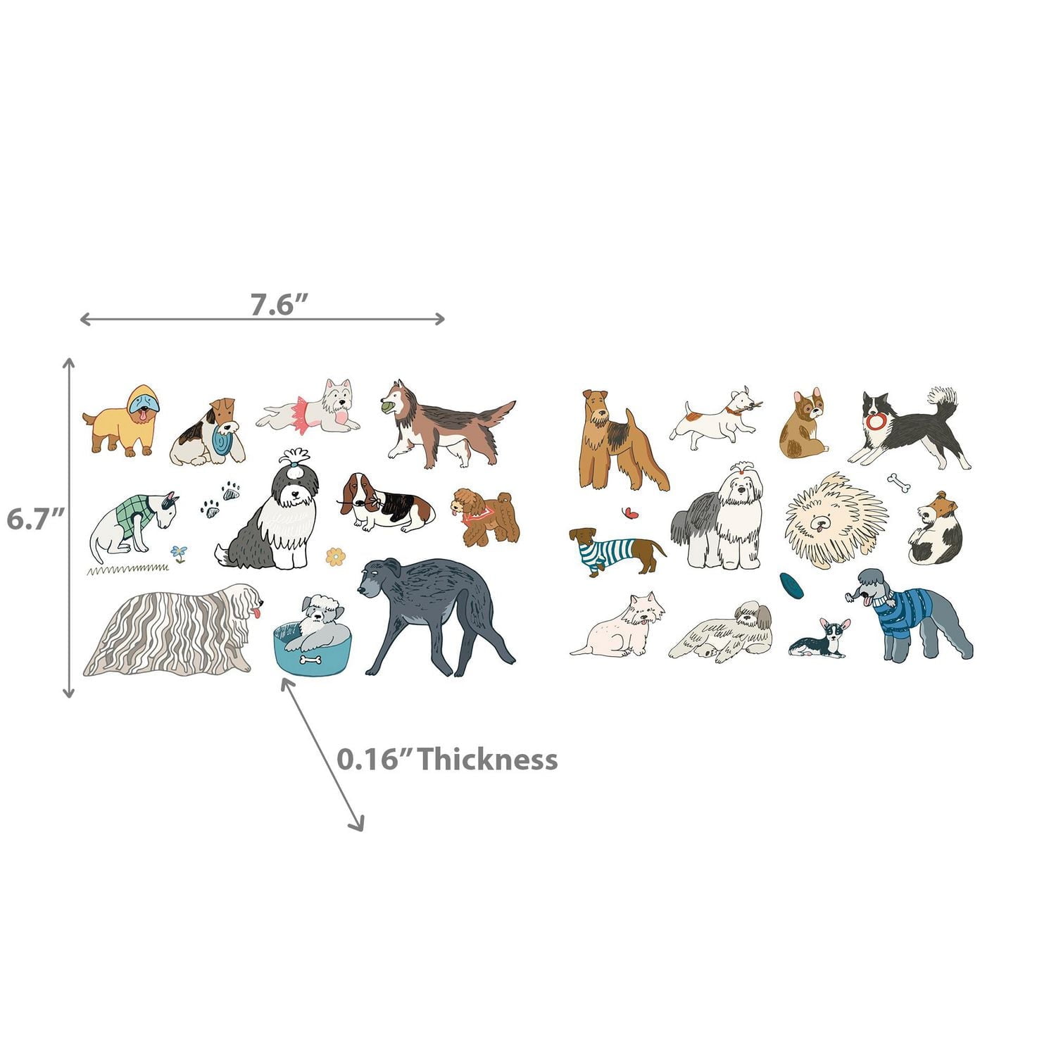 Swedish Dish Cloth Dogs Set of 2