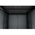 thumbnail image 4 of Keter Cortina 11x7 ft. Durable Resin Outdoor Storage Shed With Heavy Duty Floor and Locking Door, Grey, 4 of 7